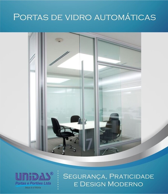 Portas automáticas de vidro