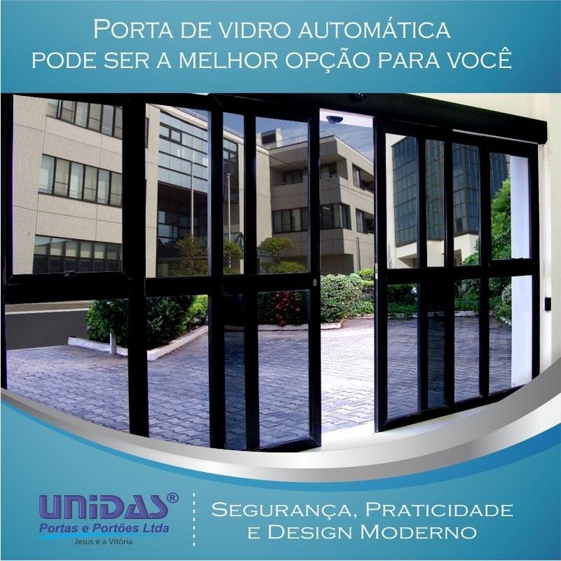 Portas automáticas de vidro preço